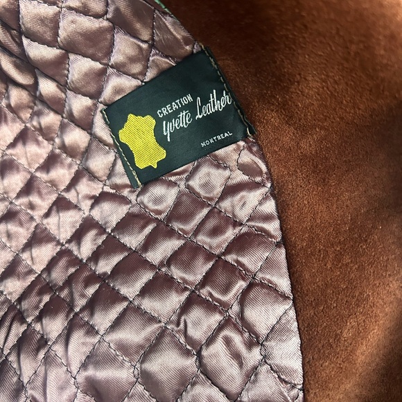 1970s Suede Wrap Coat - Picture 6 of 10